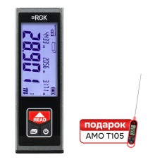 Комплект лазерного дальномера RGK D40 и термометра AMO T105