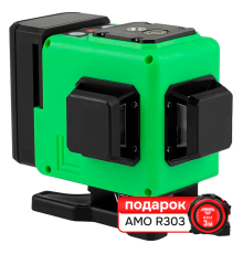 Комплект лазерного уровня AMO LN 3D-360-3 и рулетка AMO R303
