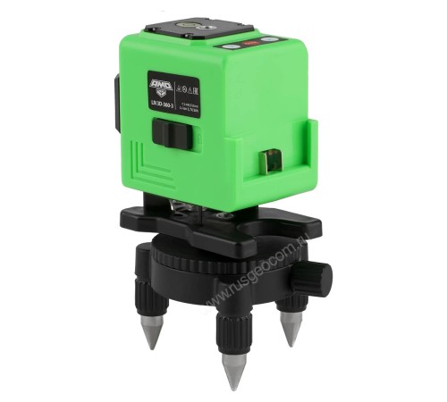 Комплект лазерного уровня AMO LN 3D-360-3 и рулетка AMO R303